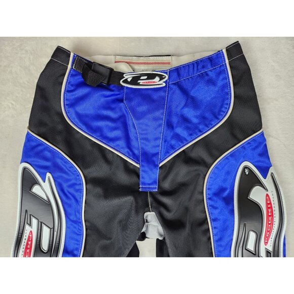 Pro Grip Motocross Pants MX Made in Italy Schoeller Blue Black Size 32 - Picture 2 of 15